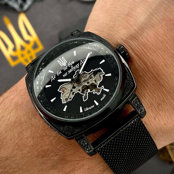Чоловічий годинник Awarder 021 Де би не був All Black Mesh | Зображення 3