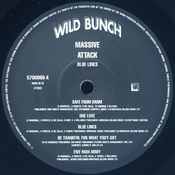 Вінілова платівка Massive Attack - Blue Lines [LP] | Зображення 1