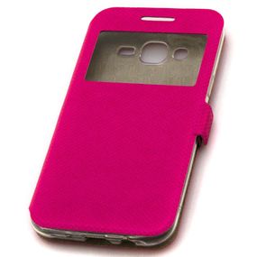 Чохол-книжка Modern 1 вікно Samsung J5 2015 J500 рожевий