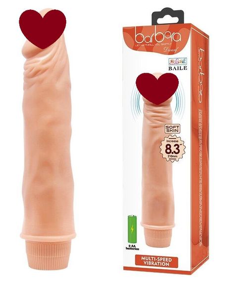Вібратор BARBARA Dwarf dildo VIBRATOR, BW-001050R Sex Aura