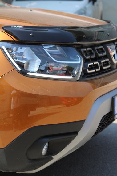 Дефлектор капоту (EuroCap) для Dacia Duster 2018-2024 рр | Зображення 2