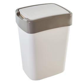 Відро для сміття 45л біла троянда/какао Євро Алеана