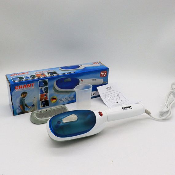 Ручний відпарювач для одягу, 770 Вт Grant Steam Brush / Парова праска-щітка / Дорожній відпарювач з насадкою | Зображення 9