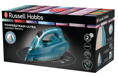 Праска Russell Hobbs 26340-56 Powersteam Ultra Coconut Smooth iron | Зображення 4