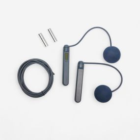 Скакалка 800 з лічильником чорна - One Size