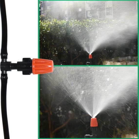 Садовый туманообразователь для беседки 10м, BD 182 / Умная система для полива сада / Ороситель для сада | Зображення 4