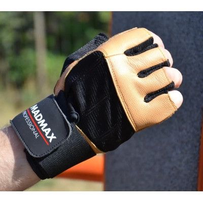 Перчатки для фитнеса MadMax MFG-269 Professional Brown XL (MFG-269-Brown_XL) | Зображення 4
