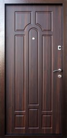 Входные двери Qdoors Металл/МДФ Стандарт М Классик вишня мореная Белый, Серый, Черный, Натуральное дерево, Темное дерево, Матовый хром