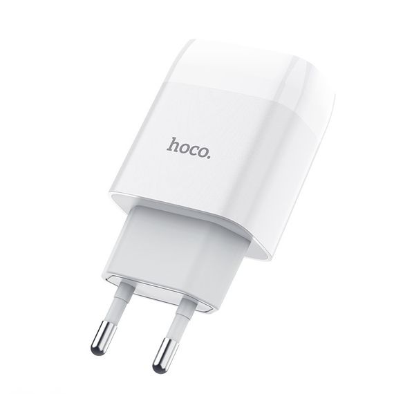 СЗУ 110-240V HOCO C72A 1xUSB, 2.1A, White, Blister | Зображення 5