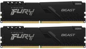 Память ПК Kingston DDR4 32GB KIT (16GBx2) 3200 FURY Beast KF432C16BBK2/32