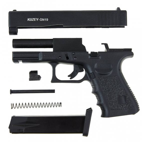 KUZEY GN-19#2 Black/Black Grips + магазин | Зображення 4