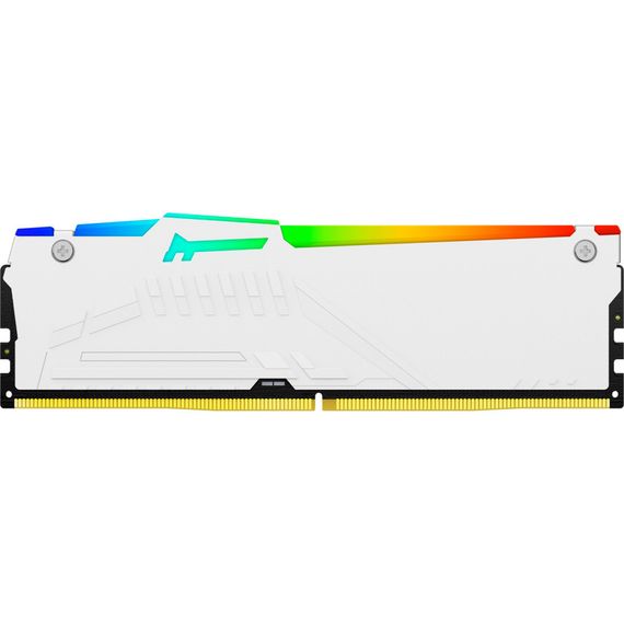 Модуль пам'яті для комп'ютера DDR5 32GB 5600 MHz FURY Beast White RGB Kingston Fury (ex.HyperX) (KF556C40BWA-32) | Зображення 2