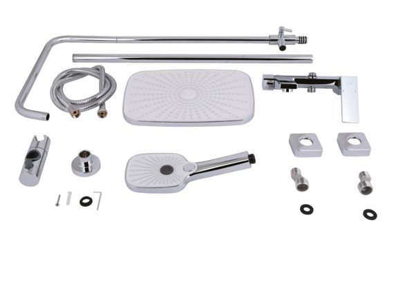 Душова система універсальна Qtap Gemini Chrome з виливом QTGEM111CRM45685 | Зображення 1