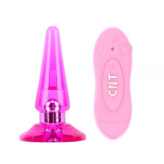 Анальний плаг із вібрацією NICOLE'S Anal Pleaser, Pink Sex Aura
