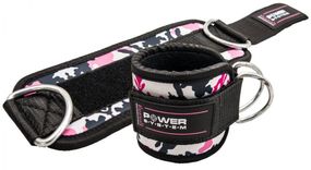 Манжети на щиколотку Павер сістем PS-3470 Ankle Strap Camo Pink/Black