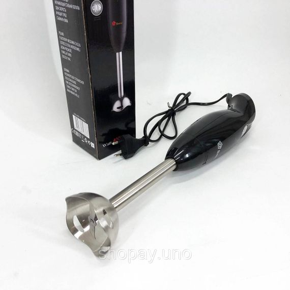 Блендер DOMOTEC MS-5101 погружной 350 Вт нержавейка, блендер для молочных коктейлей блендер измельчитель | Зображення 3