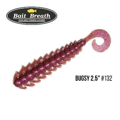 Силіконова приманка, Їстівний силікон Bait Breath BUGSY 2,5" (10 шт.) (132 Bug Color)