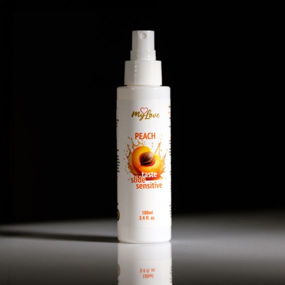 Інтимний гель-лубрикант - MyLove Taste Slide Sensitive Peach, 100 мл | Зображення 2