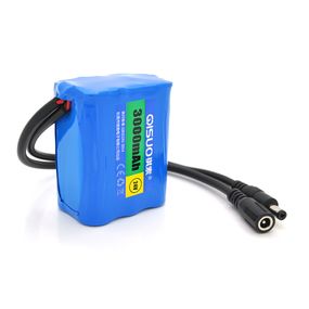 Акумуляторна батарея літієва QiSuo 24V 3A з елементами Li-ion 18650, DC5.5x2.1