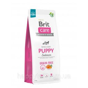 Беззерновой корм Brit Care Grain-free Puppy для щенков, лосось и картофель, 12 кг