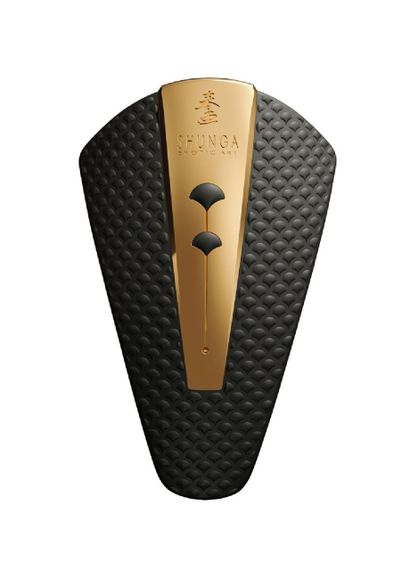 Вібратор для клітора Shunga Obi чорний, 11.5 см x 7 см Sex Aura