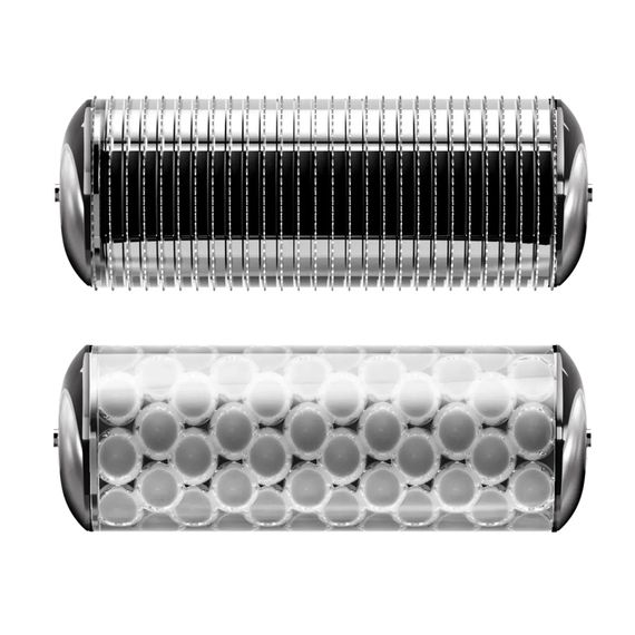 Електронний ролер для обличчя та тіла з мікроголками GESKE MicroNeedle Face&Body Roller 8в1 gray, Малиновий | Зображення 4