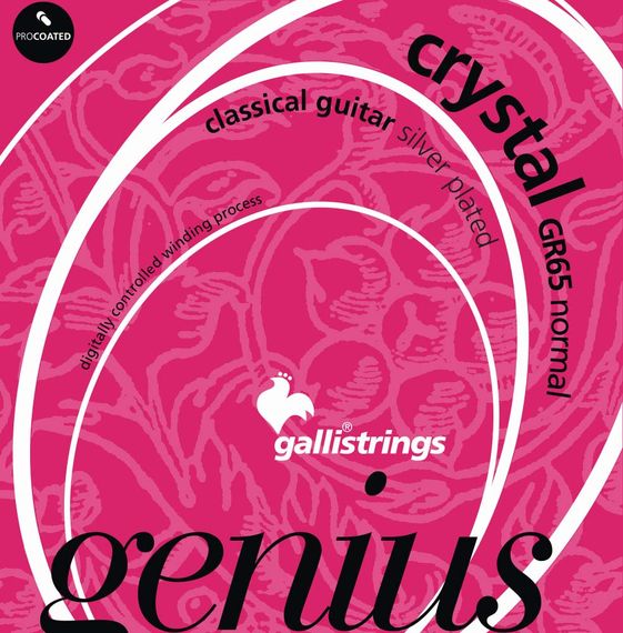 Струна для класичної гітари Gallistrings GR6504C (.029), NORMAL, Copper Silver