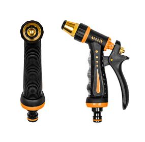 Пістолет Bradas для поливу латунь-цинк ZEBRA регульований BLACK LINE ECO-7205