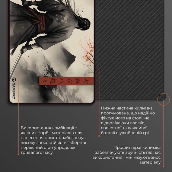 Килимок для мишки GamePro Speed/Control Gray (MP275GS) | Зображення 4