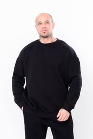 Світшот чоловічий (оверсайз) Носи своє 50 Чорний (p-12988-145159)