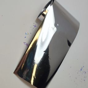 Фольга срібло для дизайну нігтів (4х50см)