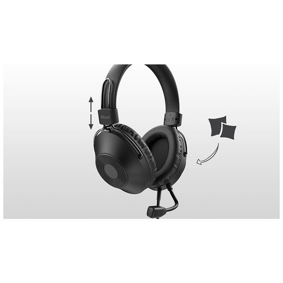 Навушники Trust Zaru USB Black (24187) | Зображення 6