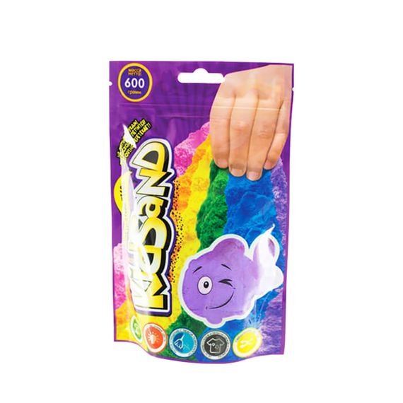 Кинетический песок "KidSand" KS-03-02 пакет 600 гр Фиолетовый