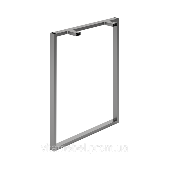 Комплект опор для стола из металла 600×120mm, H=730mm (профильная труба: 40x20mm) Серый | Зображення 2