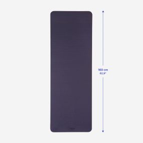 Килимок для пілатесу 10 мм темно-фіолетовий - One Size