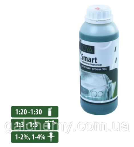 Активна піна для автомийок (концентрат) Smart (1 л) ТМ OYA