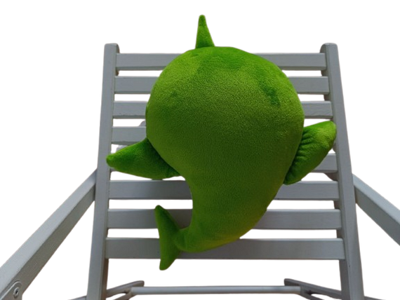Плюшева іграшка дідусь акула салатовий подарунок для дитини 40см BABY SHARK 02242 | Зображення 2