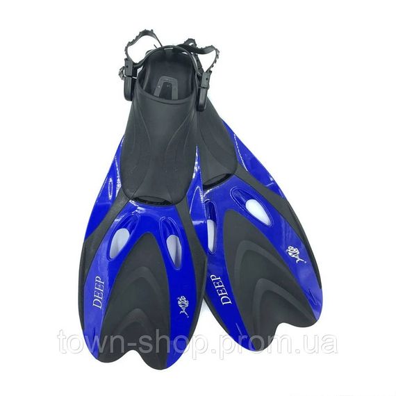 Ласты с открытой пяткой DLV Deep NE-66-43-46-B размер L/XL 43-46 синие
