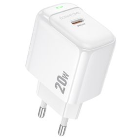 СЗУ BOROFONE BAS43A, 1xUSB-C, PD20W, White, OEM