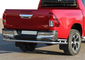 Задня дуга AK005-2 (нерж.) для Toyota Hilux 2015-2024 рр