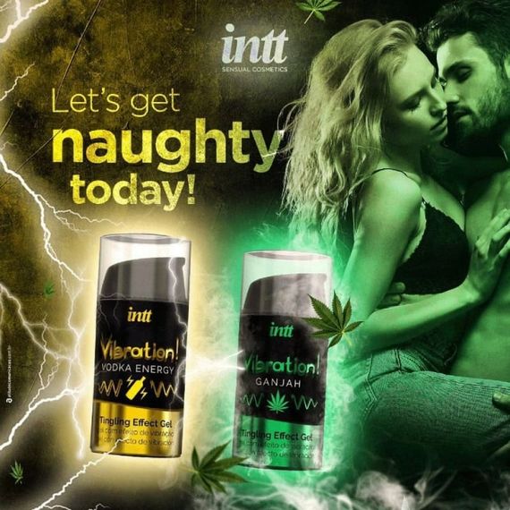 Рідкий вібратор Intt Vibration Ganjah 15 мл | Зображення 5