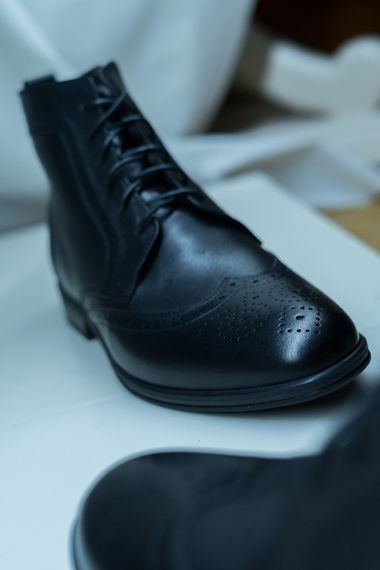 Черевики чоловічі зимові Ікос чорні 43 44 45 розмір | Зображення 7