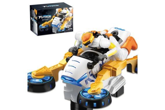 Інтерактивна танцювальна іграшка Мотоцикл, Futrue LD-175A / Мотоцикл-трансформер зі звуковими ефектами | Зображення 3