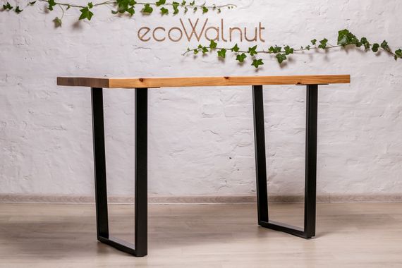Стол для компьютера EcoWalnut с прямоугольными краями M (сосна) | Зображення 3