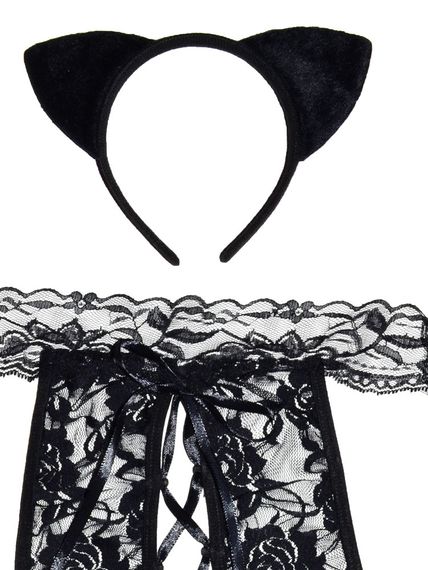 Пеньюар Боді і Вушка Babydoll 44 S/M 1088 | Зображення 5