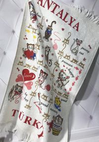 Набір 12 кухонних рушників By IDO «Ant Cat» 40х60см, махра