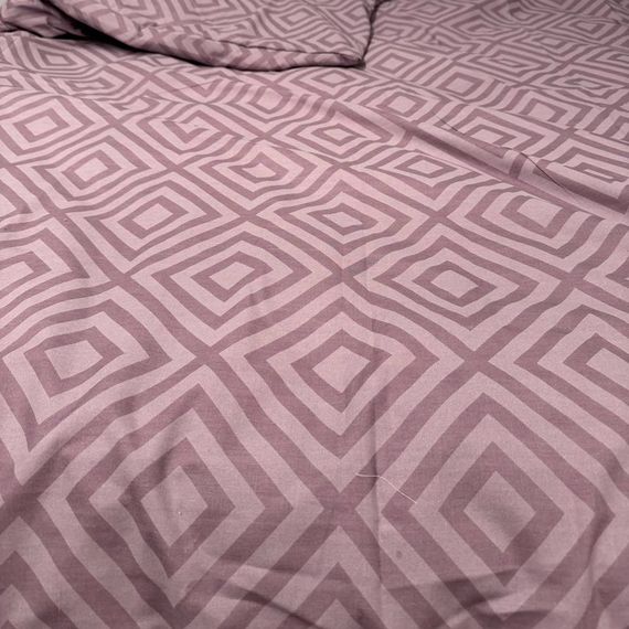 Простирадло на гумці SoundSleep Rhomb Brown бязь 160х200х20 см коричневе (2800004674669) | Зображення 5