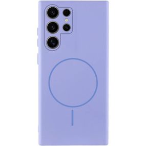 Чохол Silicone Cover Lakshmi Full Camera (AA) with MagFit для Samsung Galaxy S24 Ultra Бузковий / Dasheen