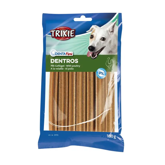 Ласощі Trixie для собак Denta Fun Chew Dentros з птахом 180г