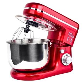 Тістоміс Zepline ZP-9832 міксер з чашею 5л з нержавіючої сталі 3500 Вт червоний